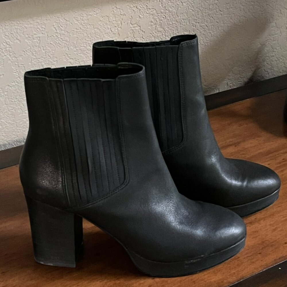 Eileen Fisher Leather Boots